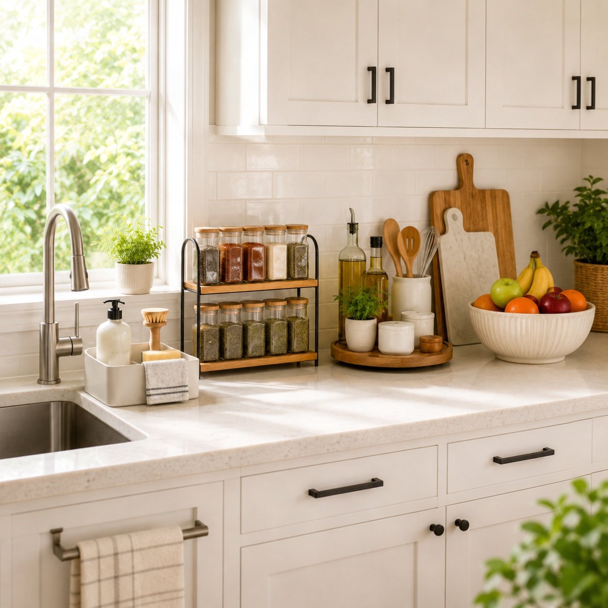 12 Kitchen Counter Organization Ideas That Actually Work