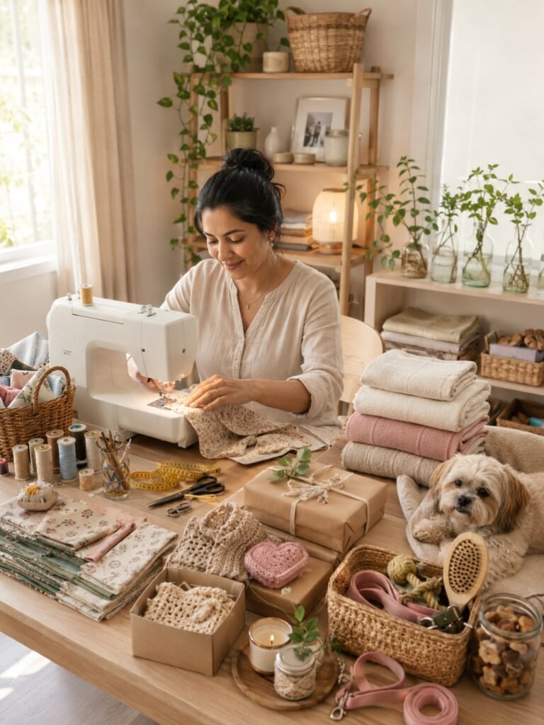 A practical home workspace